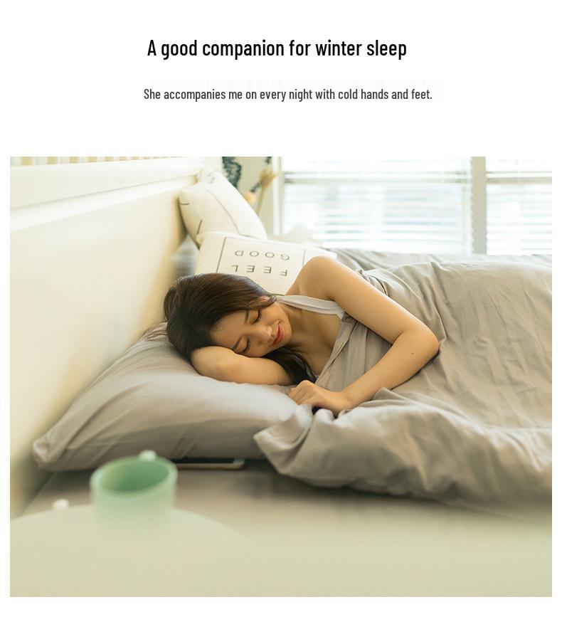 Silicone Hot Water Bottle - Macaron Colors, Large Capacity, Pour-In Design