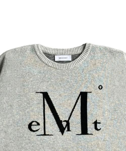 MUCENT Dorf Big Logo Lambswool Jacquard Knit (Unisex)