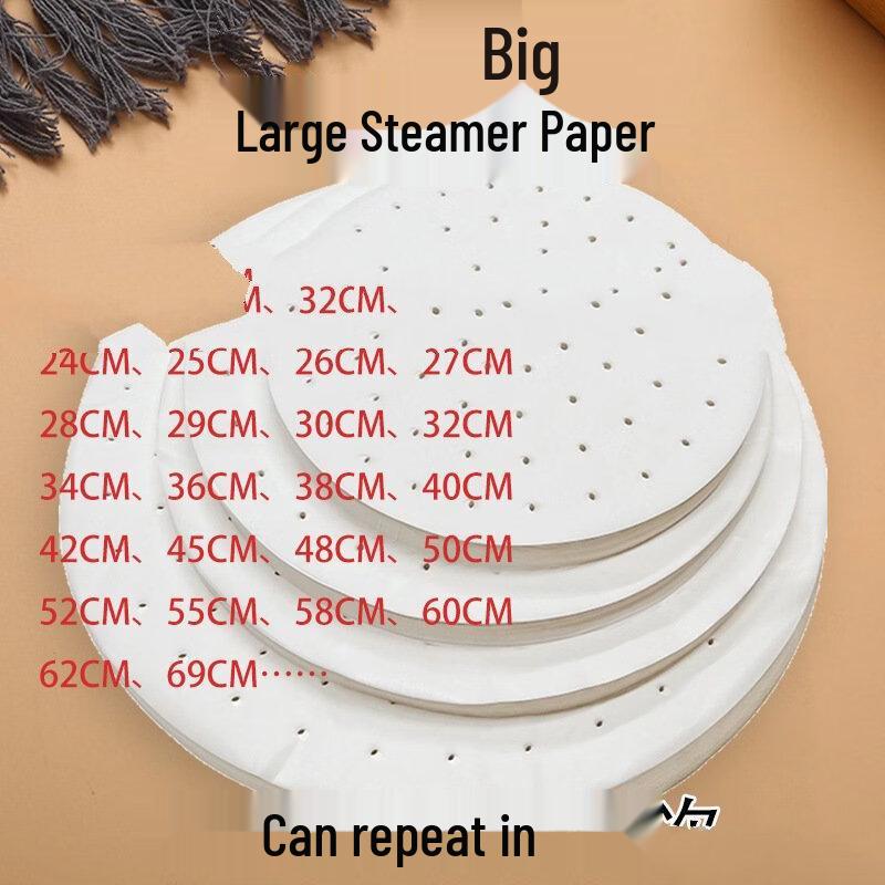 Non-stick Round Steamer Paper