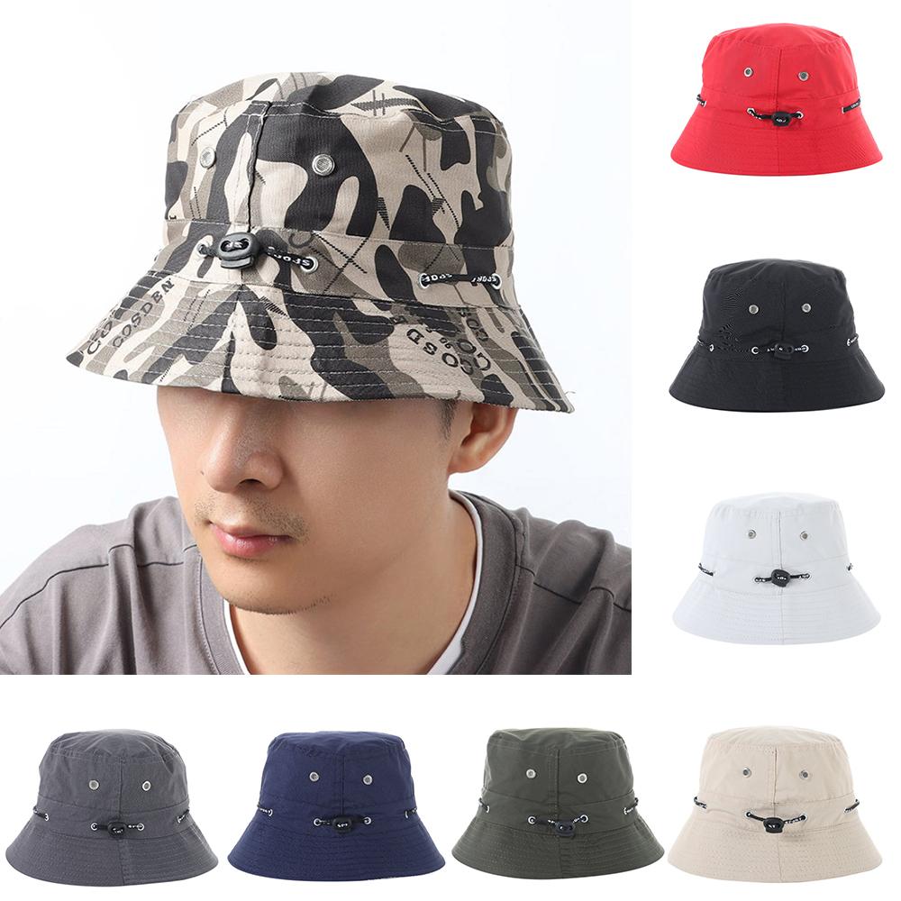 

New Packable Casual Camouflage Bucket Hat Sunscreen Summer Sun Caps Fisherman Cap хакі