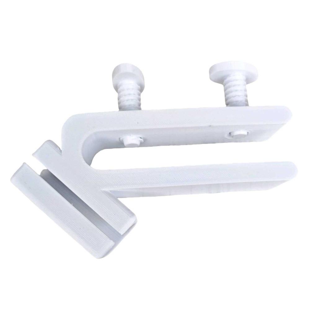 1pc Adjustable Water Pipe Clamp Durable Plastic Hose Holder Multifunctional Mounting Clip Curved Design for Easy Installation