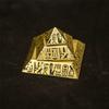 Pyramid Fingertip Gyroscope  Desktop Toy Ancient Egyptian Metal Retro Anti Anxiety Fidget Spinner For Kids Children Adutls Gifts