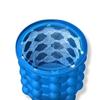 Ice Bucket - 120 Ice Cube Trays - Two-compartment Design - Blue Color - 14 Cm Diameter