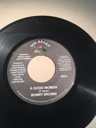 

7inch Record BUNNY BROWN - A Good Woman NONE Big Stars Jamaica Reggae, Ska & Dub Used