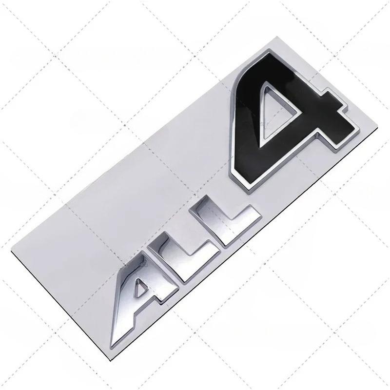 3D Metal Car Styling ALL4 Letters Door Fender Emblem Rear Badge Sticker for MINI R60 R61 F60 F54 R56 R57 Cooper S Countryman