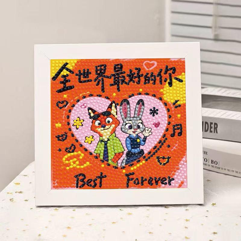 High-End Diamond Painting Diy Van Gogh Starry Sky Cat Creative Handmade Toy Table Decoration Diamond Painting With Frame