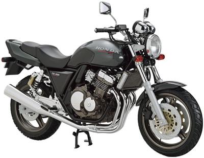 Aoshima Bunka Kyozaisha Bisiklet Serisi Honda NC31 CB400 SÜPER DÖRT 1992 Plastik Model 1/12 No.10