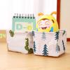 1PC Desktop Storage Box Foldable Bedroom Sundries Toy Storage Office Desk Stationery Storage Basket Cosmetic Underwear Organizer