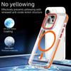 Luxury Magsafe Wireless Charge Clear Phone Case For iPhone 16 15 14 13 12 Pro Max 15 Plus Magnetic Shockproof Transparent Cover