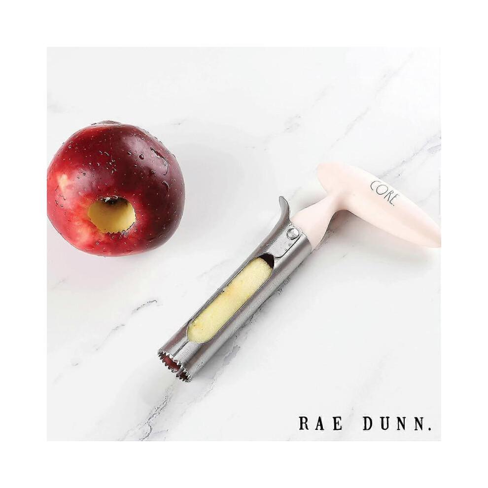 Apple Corer Tool - Easy To Use Stainless Steel Apple Core Remover with Comfortable Handle - Removes Core And Pits Of Apples, Pears, Peppers And More (