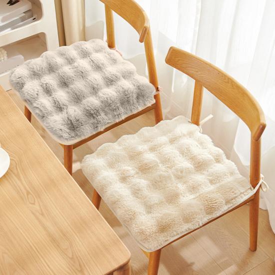 Chair Cushion Washable Soft Comfortable Thick Breathable Keep Warm Relieve Pain Plush Material Seat Cushion Office Accessories