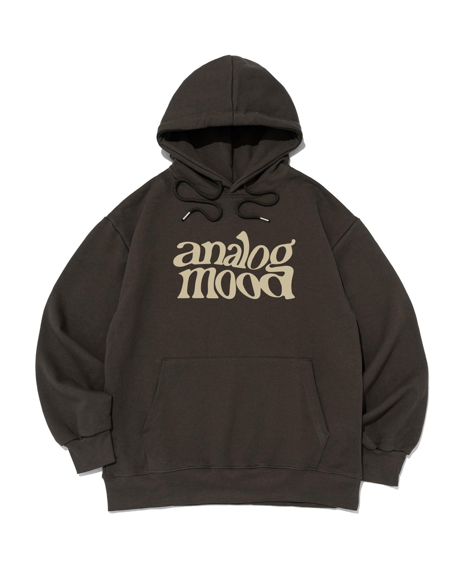 Analog Mood Wave Logo Hoodie (Khaki) L (Fleece)