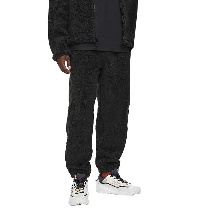 Nike Therma-Fit Adv ACG Solid Color Comfortable Soft Windproof Minimalist Casual Pants Unisex Pants Black Dark-Gray Summit-White FV8827-010