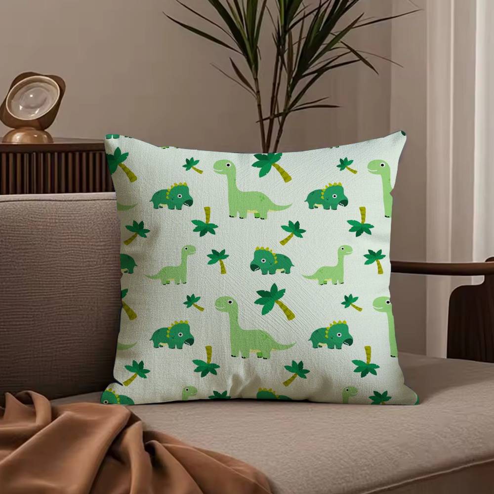 Cute D-Dinosaurs pattern Pillow Case null