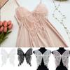 Lace Fabric Butterfly Patch Tulle 3D Wings Patch Butterfly Organza Appliques  Garment Sewing
