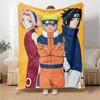 1pc NARUTO (2) Blanket, Gift, for Men and Women, Soft Blanket, Good for Sofa Bed Couch Travel, Lightweight Flannel Blanket
