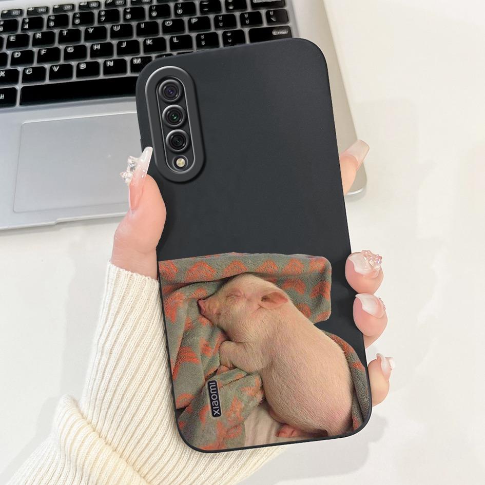 For Xiaomi Mi A3 Case MiA3 Shockproof Cover Cute Cartoon Panda Rabbit Soft Silicone Matte TPU Phone Case For Xiaomi Mi CC9e Capa