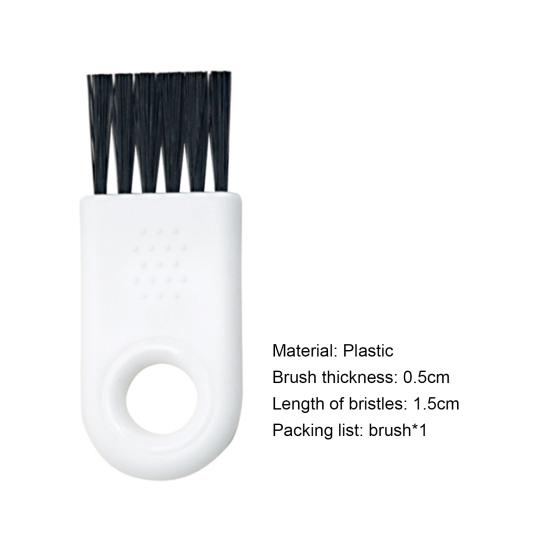 Cleaning Brush Mini Fine Workmanship Plastic Simple Portable Computer Keyboard Earphones Groove Dust Removing Cleaning Tool for Daily Use