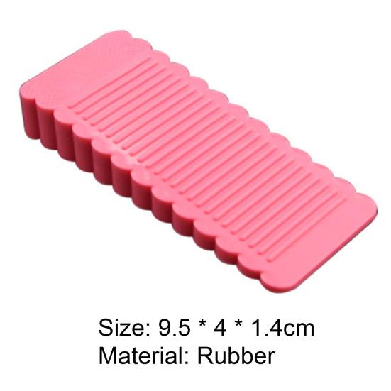 2Pcs Anti-collision Door Buffer Textured Design Surface Home Improvement Safety Household Door Stop Home