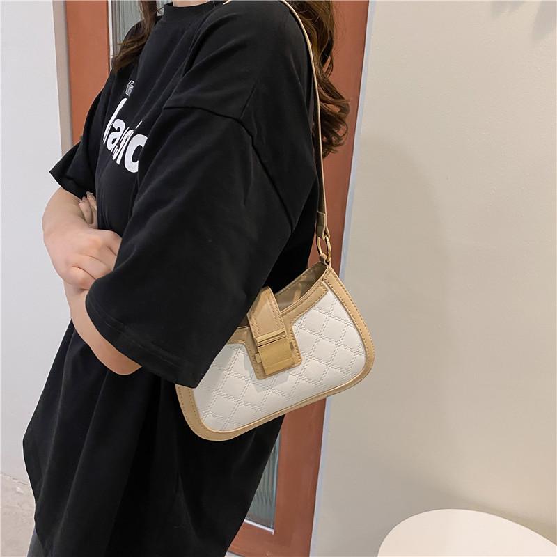 2023 Spring Women's Color Block Crossbody Shoulder Bag