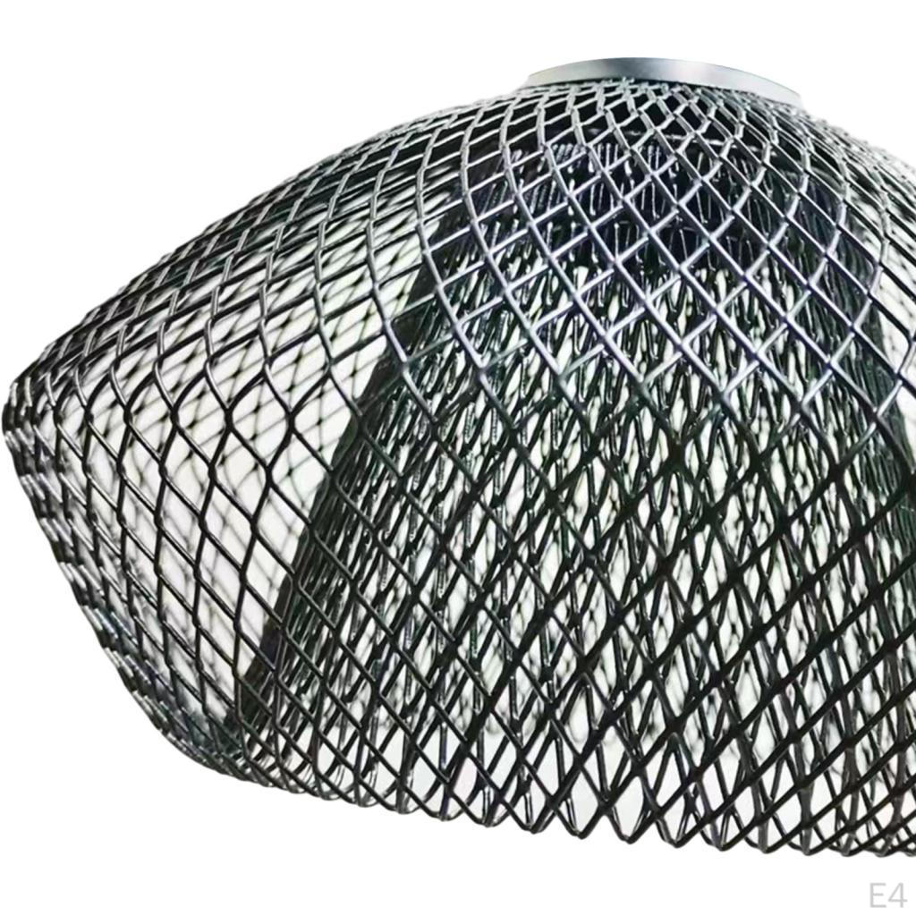 Iron Wire Lampshade Bulb Guard Dome Lamp Shade Bedside Table Hollow Basket Metal Mesh