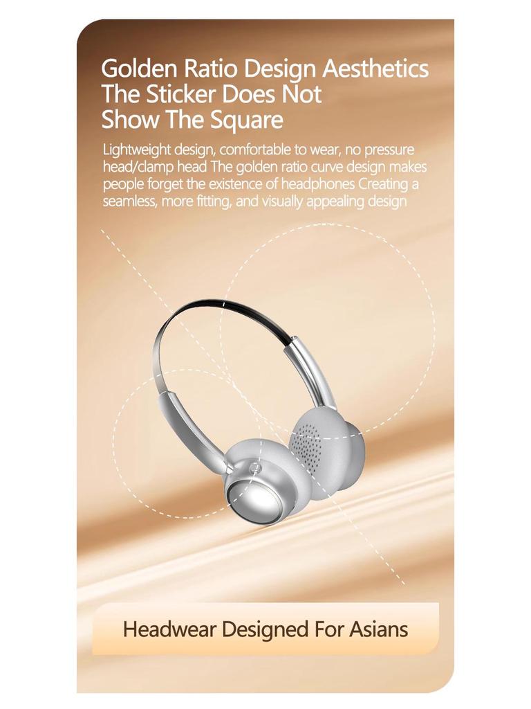 2026 High-Quality Retro Metal Bluetooth 5.4 Headband Headphones