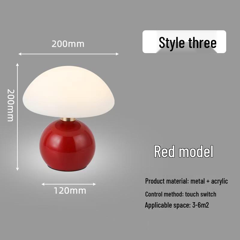 French Cream-Style Table Lamp: Romantic Nordic Night Light for Bedroom & Wedding Decor