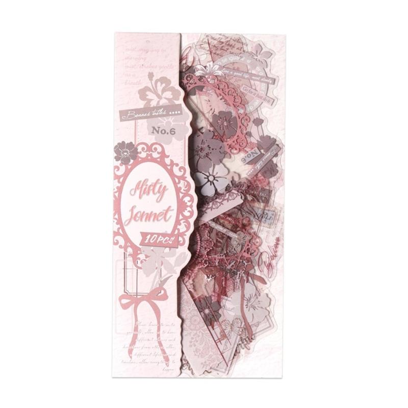 

Декоративная наклейка для планеров, канцелярских товаров и блокнотов, легко снимается, различные узоры на выбор, водонепроницаемая