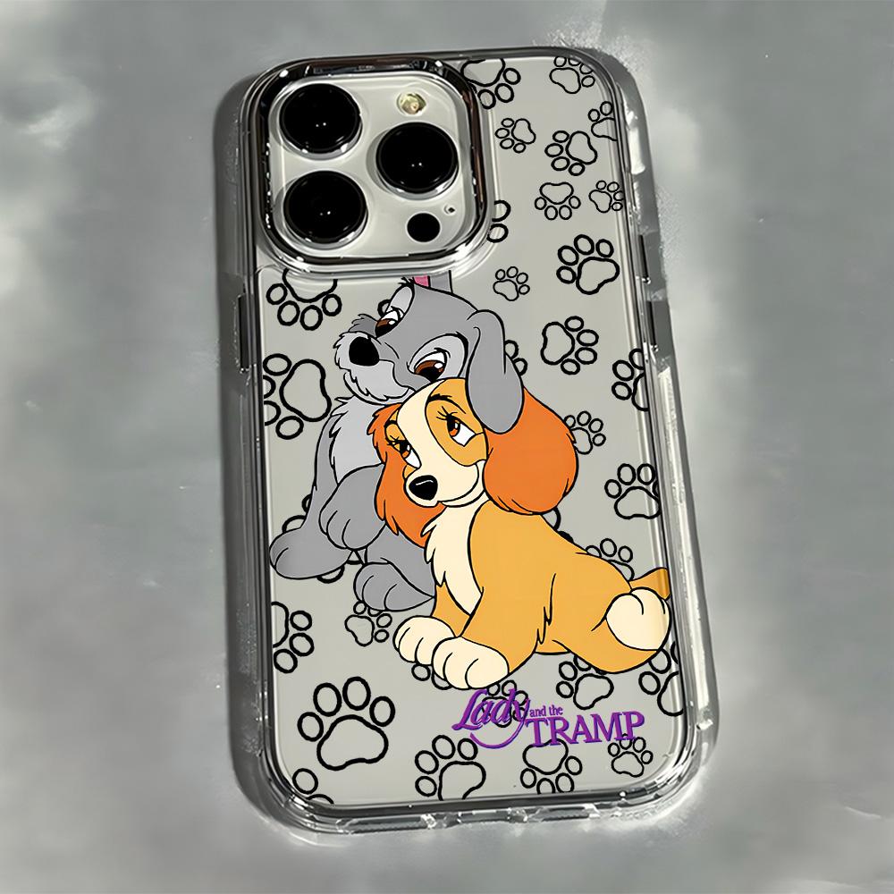 

Cartoon Lady And The Tramp Phone Case For Google Pixel 10 9 8 7 8A 9A XL Pro 4G 5G Transparent Soft Silicone TPU Back Cover Pixel 10 Pro XL 5G