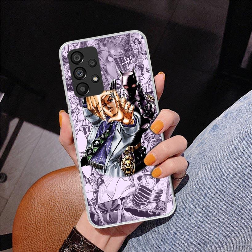 JoJo Adventure Killer Queen Phone Case For Samsung Galaxy A17 A16 A15 A14 A13 A57 A56 A55 A54 A53 A37 A36 A35 A34 A33 A26 A25 A2