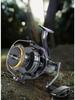 Mulinello da spinning All-Metal 14000 a bobina lunga per pesci giganti
