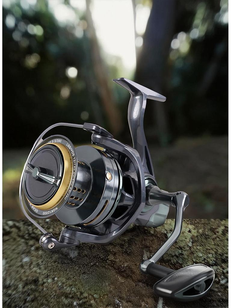 Mulinello da spinning All-Metal 14000 a bobina lunga per pesci giganti