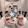 Colored Stars for iPhone17promax Mobile Phone Case 16 Niche 14/13 Apple 15 All-inclusive Makeup Mirror