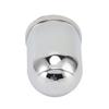 Qiilu Trailer Hitch Ball Cover Trailer Ball Coupler Head Cap Chrome Plated Protective Cover
