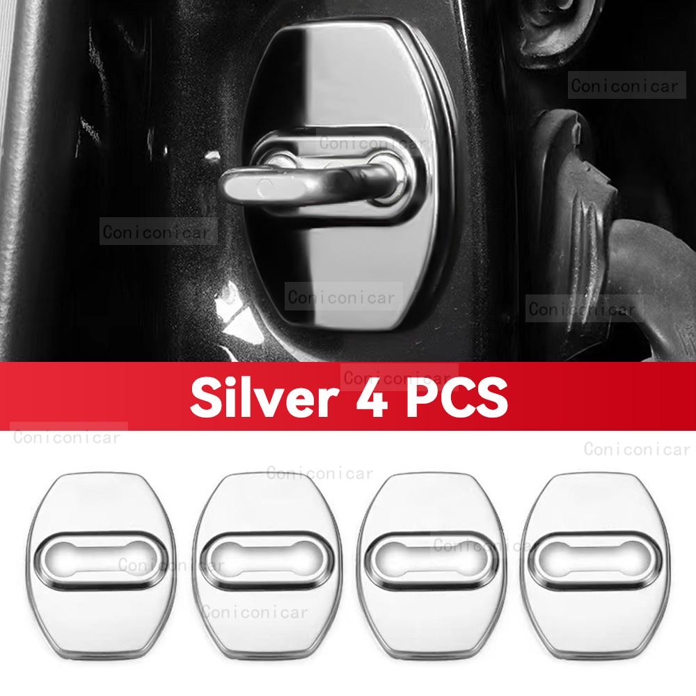 For CHERY JAECOO J7 2023-2025 Car Door Lock Protection Cover Anti rust Stainless Steel Auto Interior Decoration Accessories