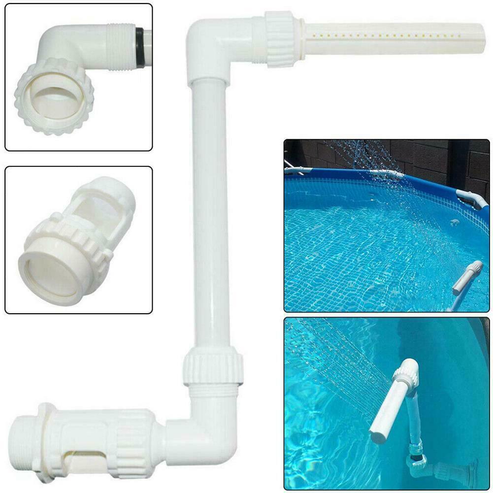 Adjustable Pool Fountain Sprayer Swimming-Pool Waterfall Spray Pond Fountain Water Fun Above In Ground Swimming Pool Accessories