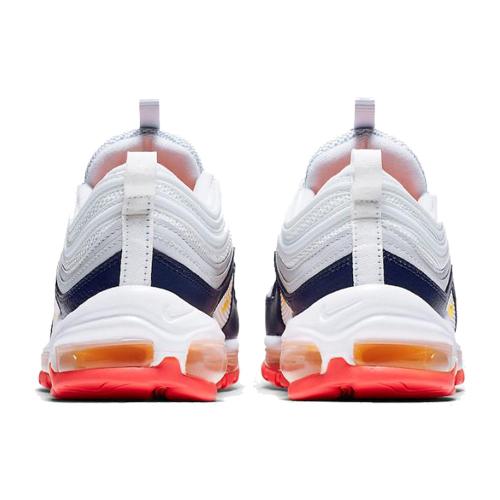 New Nike Air Max 97 Midnight Navy Racer Pink Laser Orange Women's 921733-015