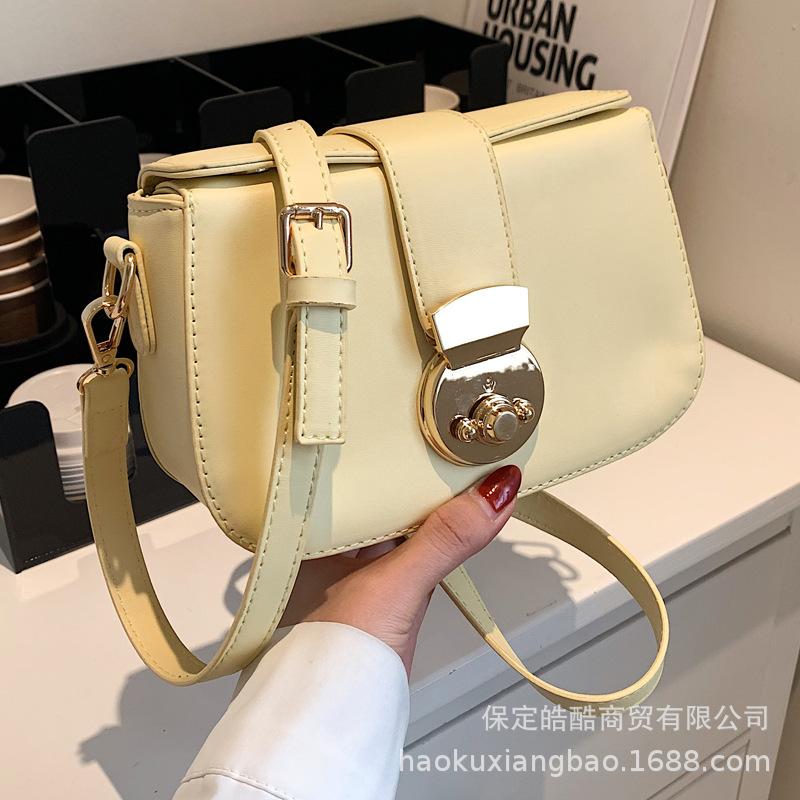 This year's popular bag women's 2025 new spring and summer super fire texture small square bag versatile shoulder messenger bag