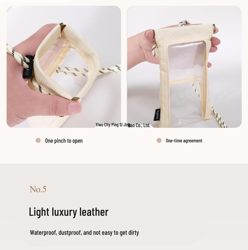 2025 Transparent Touchscreen Phone Crossbody Bag - Women's Mini Summer Handbag