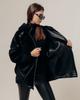 Double-sided Sheepskin Coat RR Designer 7590 44 Black