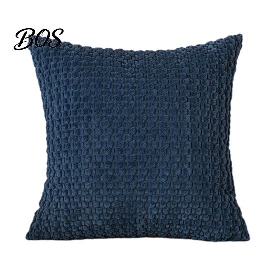 Living Room Cushion Cover Solid Color Bubble Pillow Cover, Soft Breathable Throw Case, Modern Minimalist Home Pillowcase Decor, Farmhouse Cases