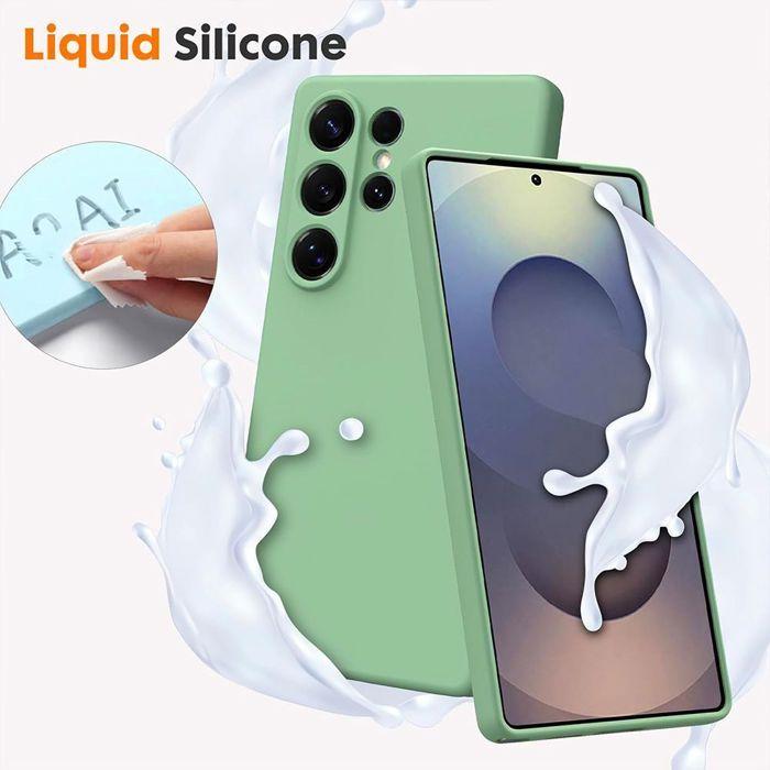 Coque Silicone - BOOLING - pour Samsung Galaxy S26 Ultra - Slim Légère Anti-Rayures - Vert