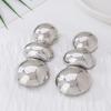 Exaggerated Atmospheric Earrings, Metal Smooth Geometric Round Earrings, Light Luxury And High-End Women'S Temperament Earrings