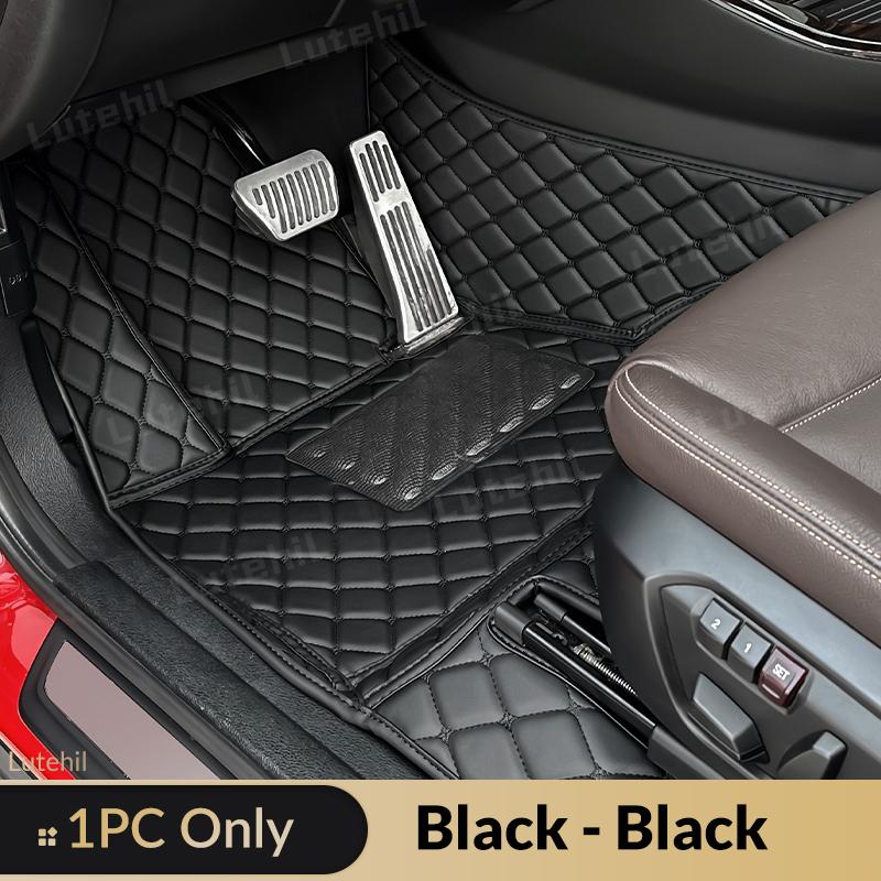 Lutehil Car Floor Mats For Jaguar XF 2016 2017 2018 Auto Foot Pads Automobile Carpet Cover Interior Accessories