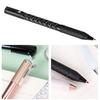 Geometric Deformation Gel Pen 0.5mm Fine Point Writing Pen with Silicone Grip Quick Dry Black Ink Pen Stationery