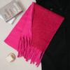 New Maillard imitation cashmere plaid scarf women's winter high-end versatile shawl thickened warm scarf