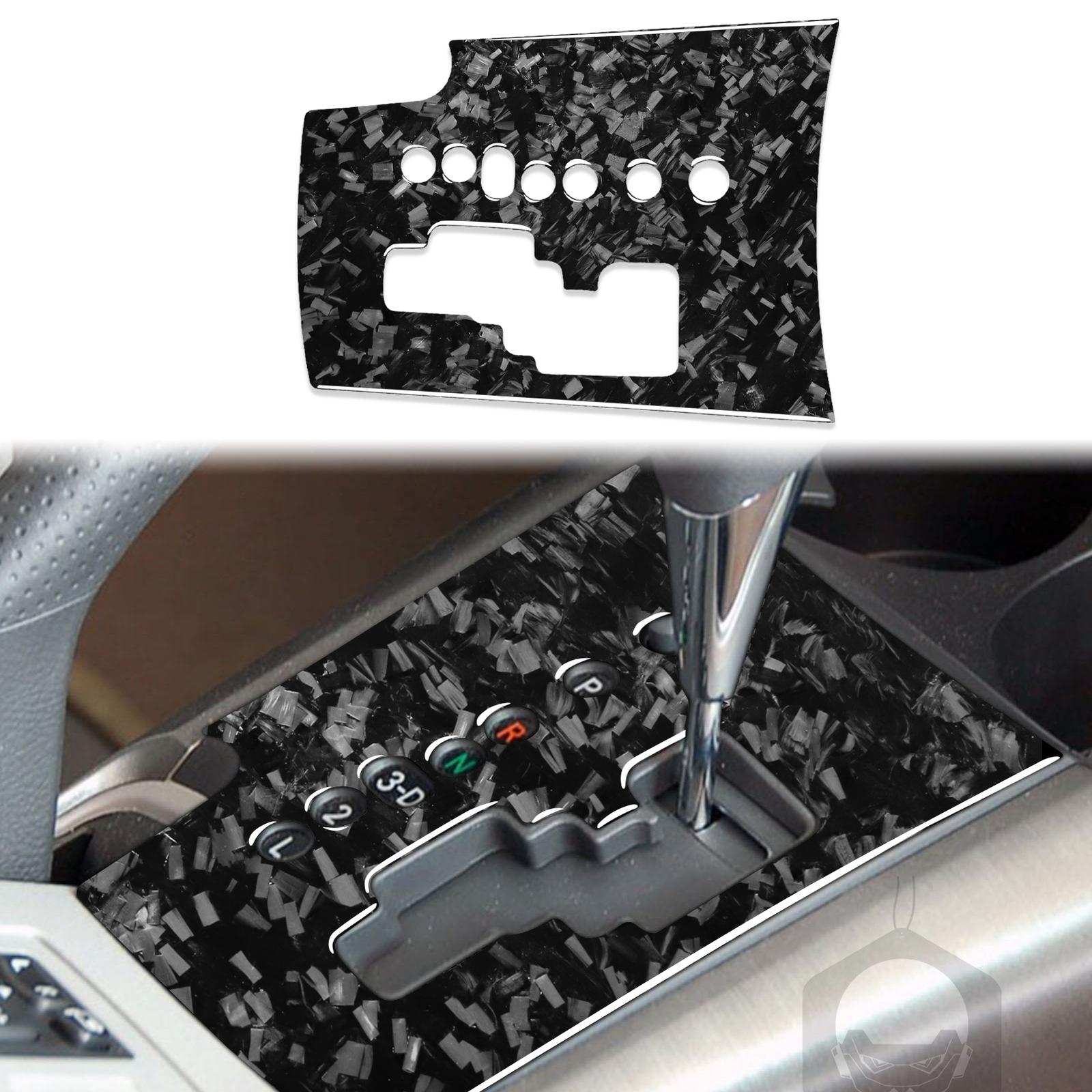Carbon Fiber Gear Shift Knob Lever Panel Trim for Toyota RAV4 2006-2013