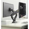 Desktop NB F160 + FP-2 Gas Spring Dual Arm for 17"-27" Monitor Holder + 10"-17" Laptop Support Air Press Mount Stand Load 2-9kg