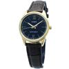 LTP-V005GL-1B2 Women's Gold Tone Brown Leather Band Analog Watch