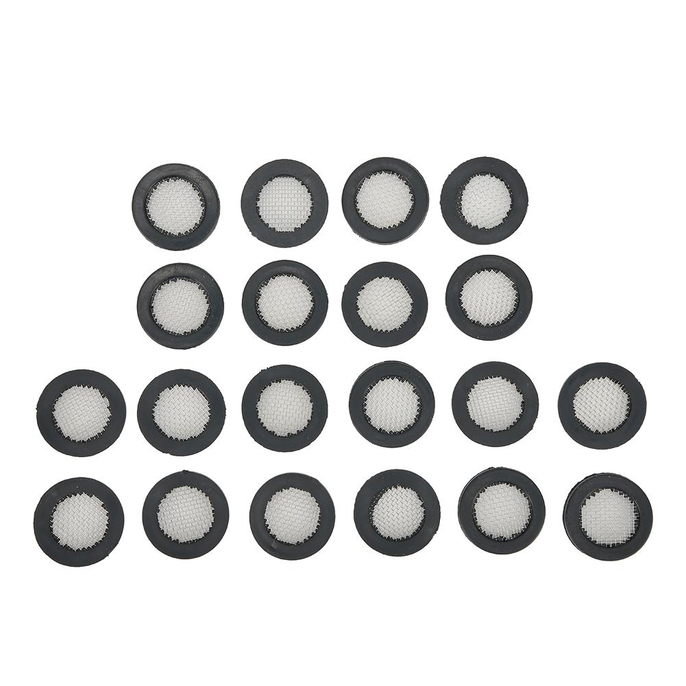 Rubber Washer 20pcs 40 Mesh Accessories Filter Net